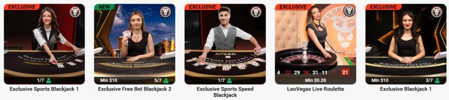 LeoVegas Ontario - Exclusive Games