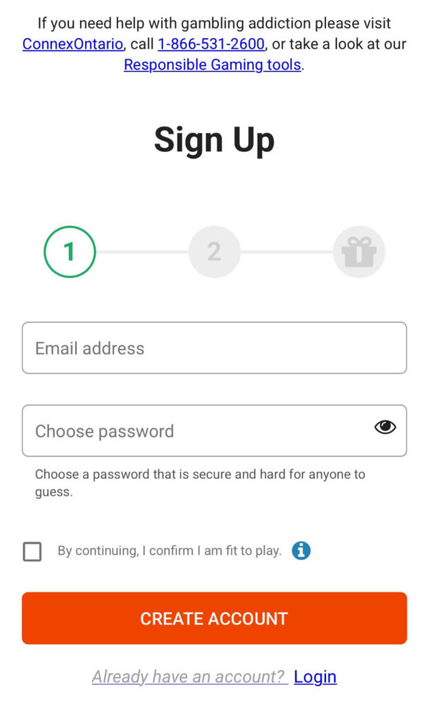 LeoVegas Ontario - Register New Player