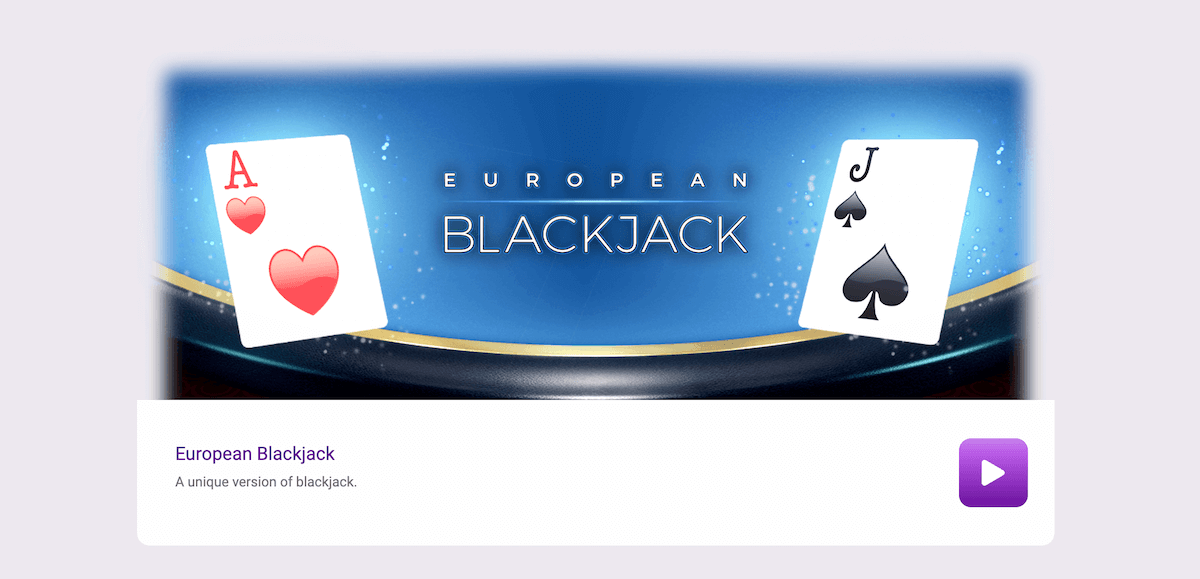 JackpotCity European Blackjack