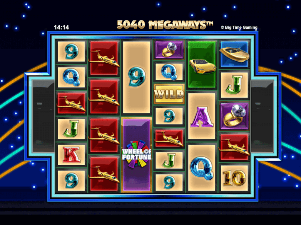 Wheel of Fortune Megaways Game Board