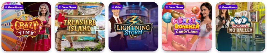 Casumo Ontario - Game Shows