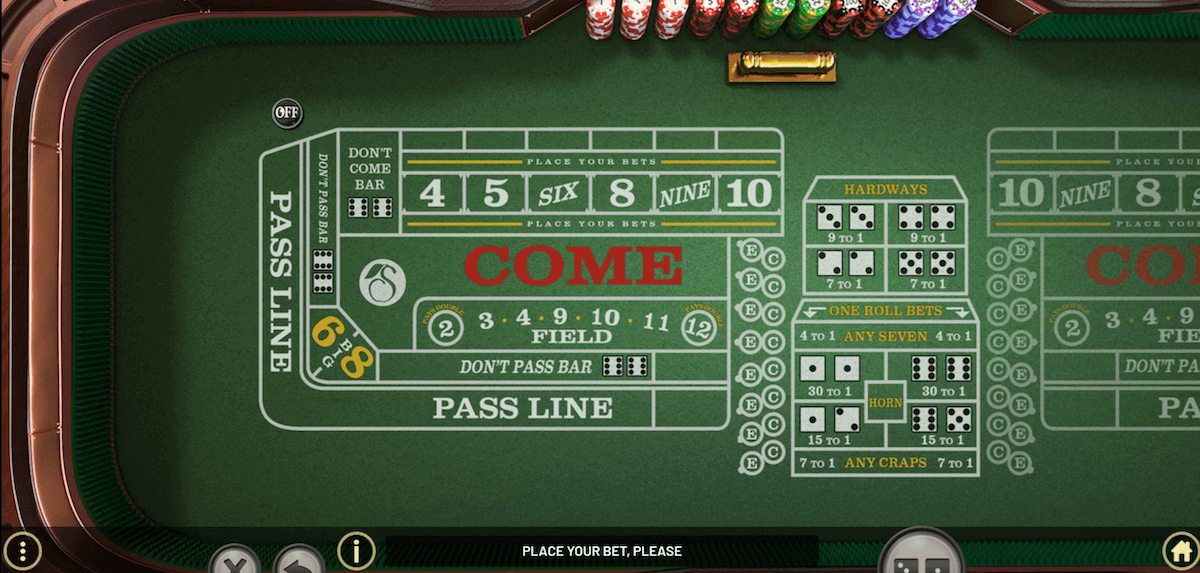 Craps by BetSoft Ontario