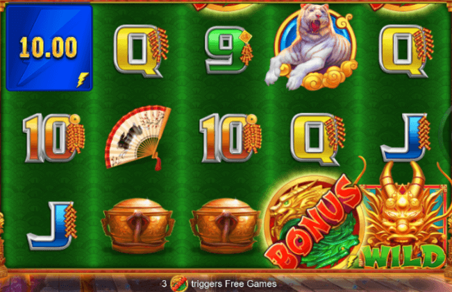 Wilds symbols in Lightning Shenlong slot