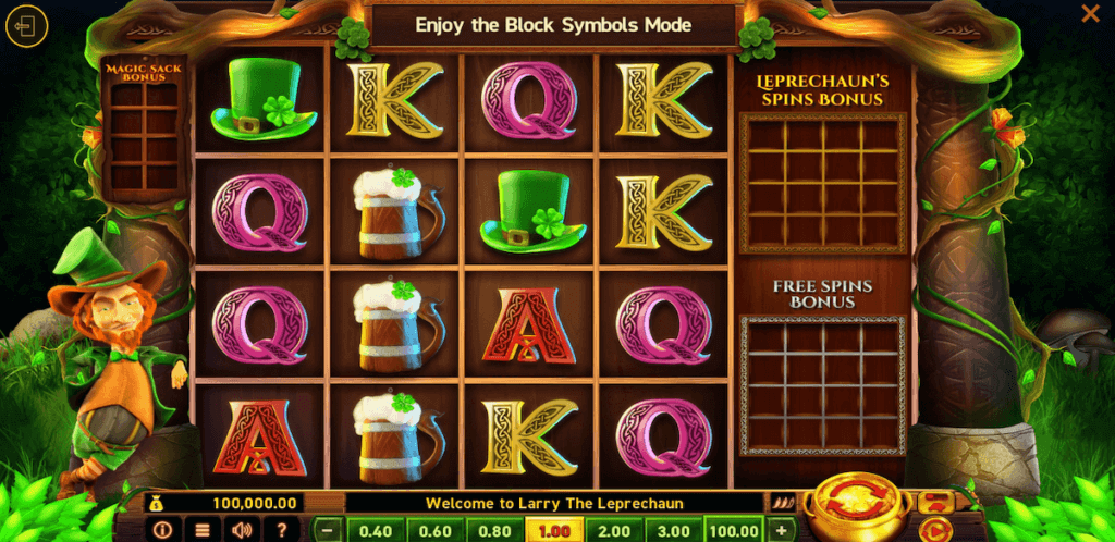 Larry the Leprechaun Wazdan online ontario slot home