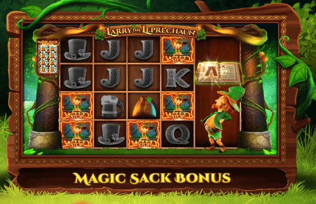 Larry the Leprechaun Wazdan online ontario slot magic sack bonus