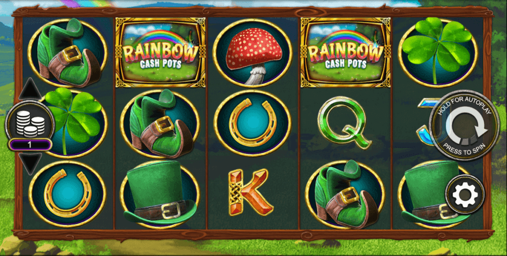 Rainbow Cash Pots Game Board