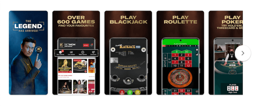 BetMGM Ontario mobile casino app