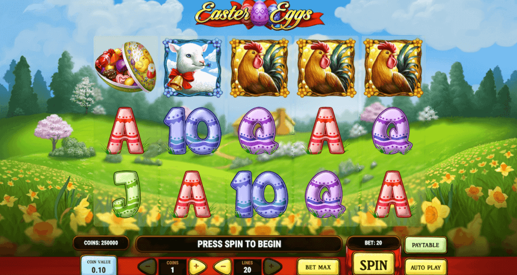Easter Eggs Ontario Gameboard