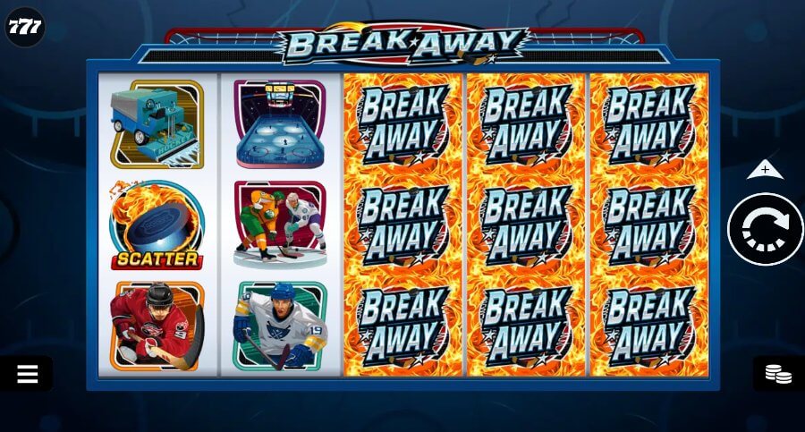 Break Away Slot gameboard