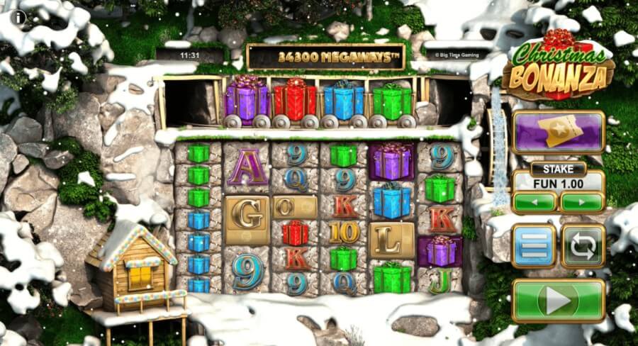 Christmas Bonanza Megaways Gameboard new design image