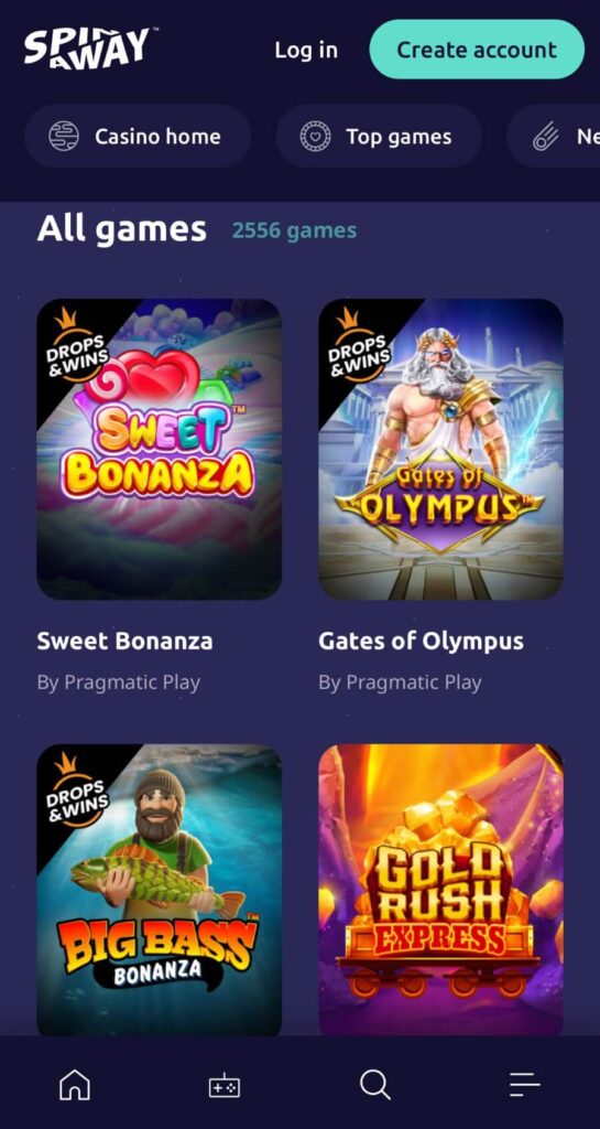 SpinAway Ontario - Mobile Casinos
