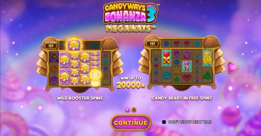 Candyways Bonanza 3 Megaways intro