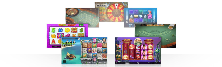 Grand Mondial Casino game screens