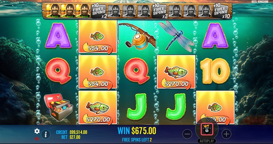 Big Bass Bonanza 1000 - Free Spins Round