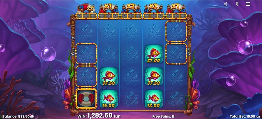 Fish 'n' Nudge Big Catch - Free Spins Round