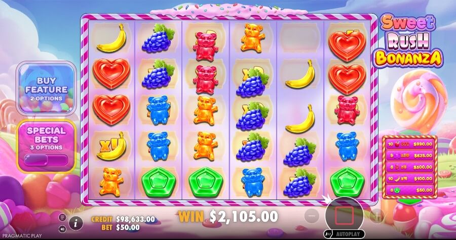 Sweet Rush Bonanza - Hitting on a Tumble