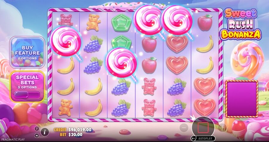 Sweet Rush Bonanza - Hitting the Free Spins Round