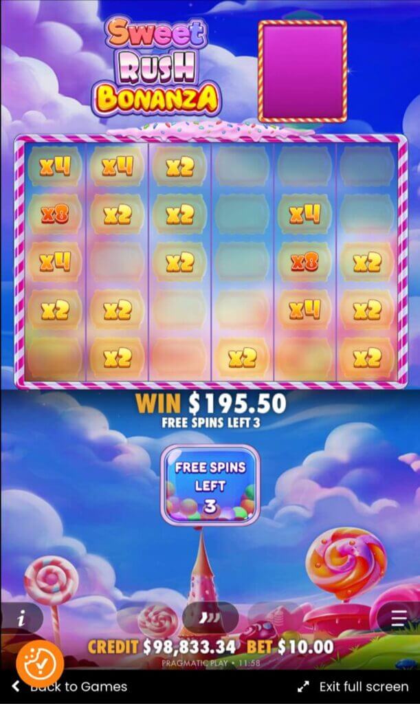 Sweet Rush Bonanza - Mobile Casinos in Ontario
